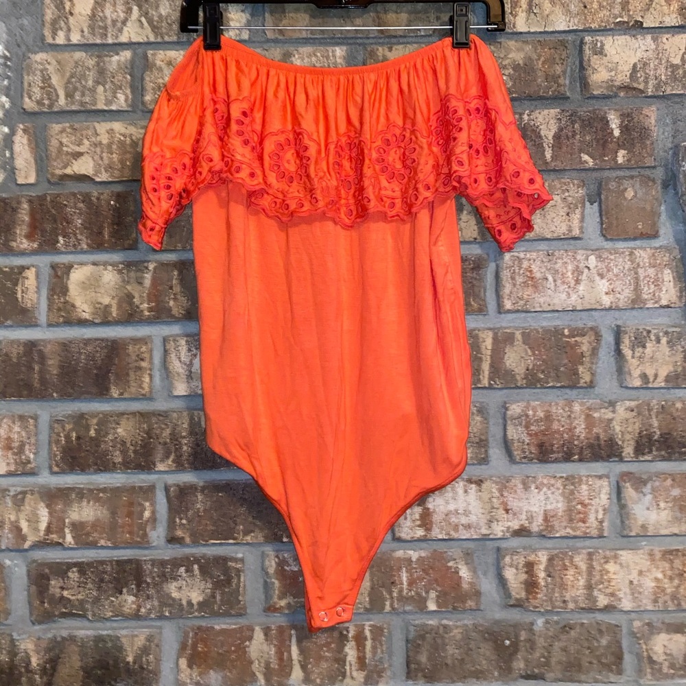 Off the shoulder bodysuit